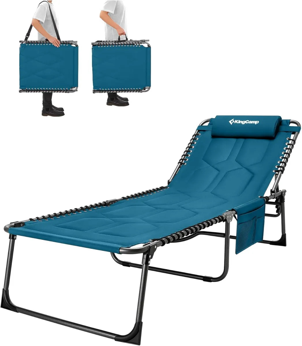 Lettino Prendisole XXL Pieghevole Ergonomico con 5 Posizioni e Cuscino, Supporto 200kg, per Giardino e Piscina