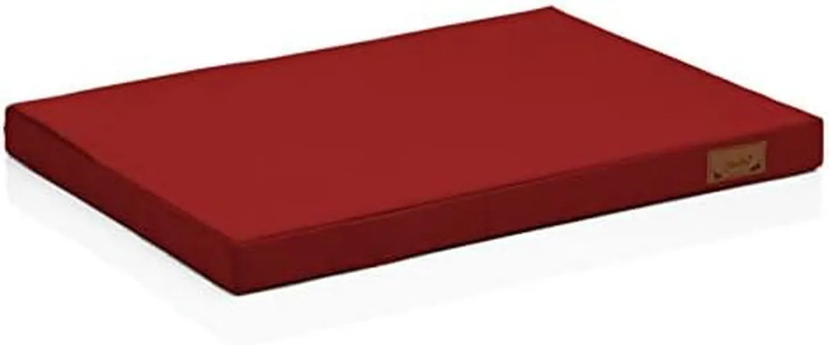 Lettino ortopedico in similpelle per cani grandi, rivestimento lavabile antimacchia XXL 150x100 cm rosso