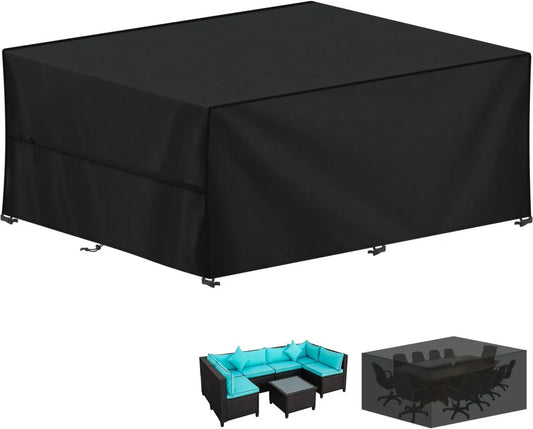 Copertura Impermeabile per Mobili da Giardino 360x240x90cm, Protezione Anti-UV