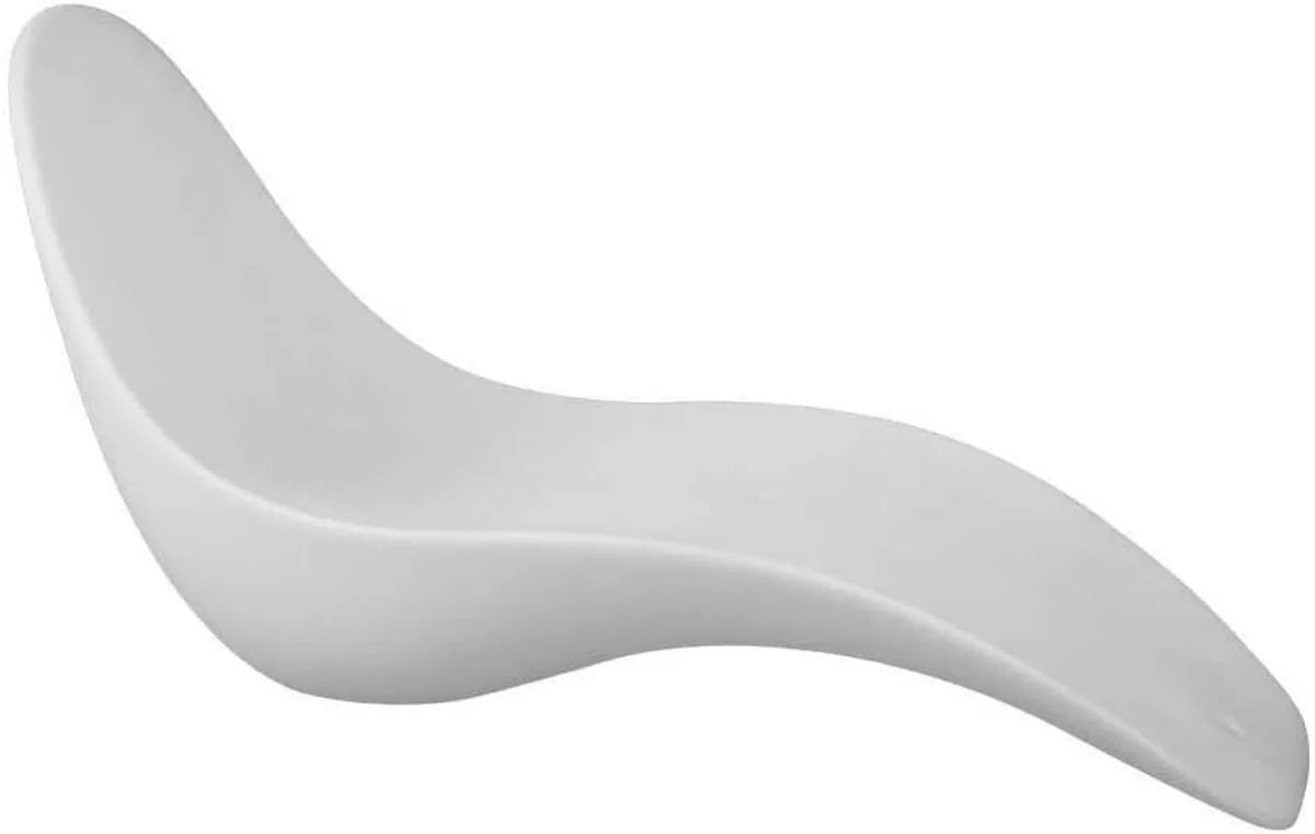 Lettino Prendisole Sirio in Polietilene UV-Resistente Bianco