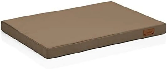 Lettino Ortopedico XXL per Cani Grandi in Similpelle Beige, Rivestimento Rimovibile e Facile da Pulire