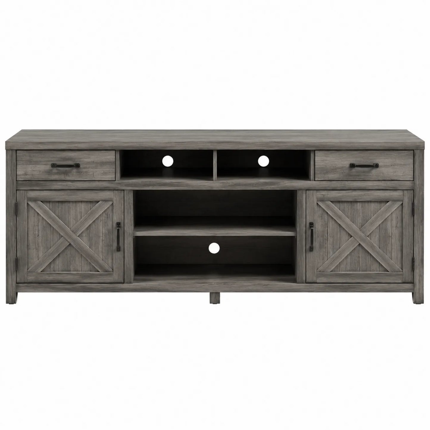 Mobile TV legno composito grigio 152.4x40.6x71.1cm