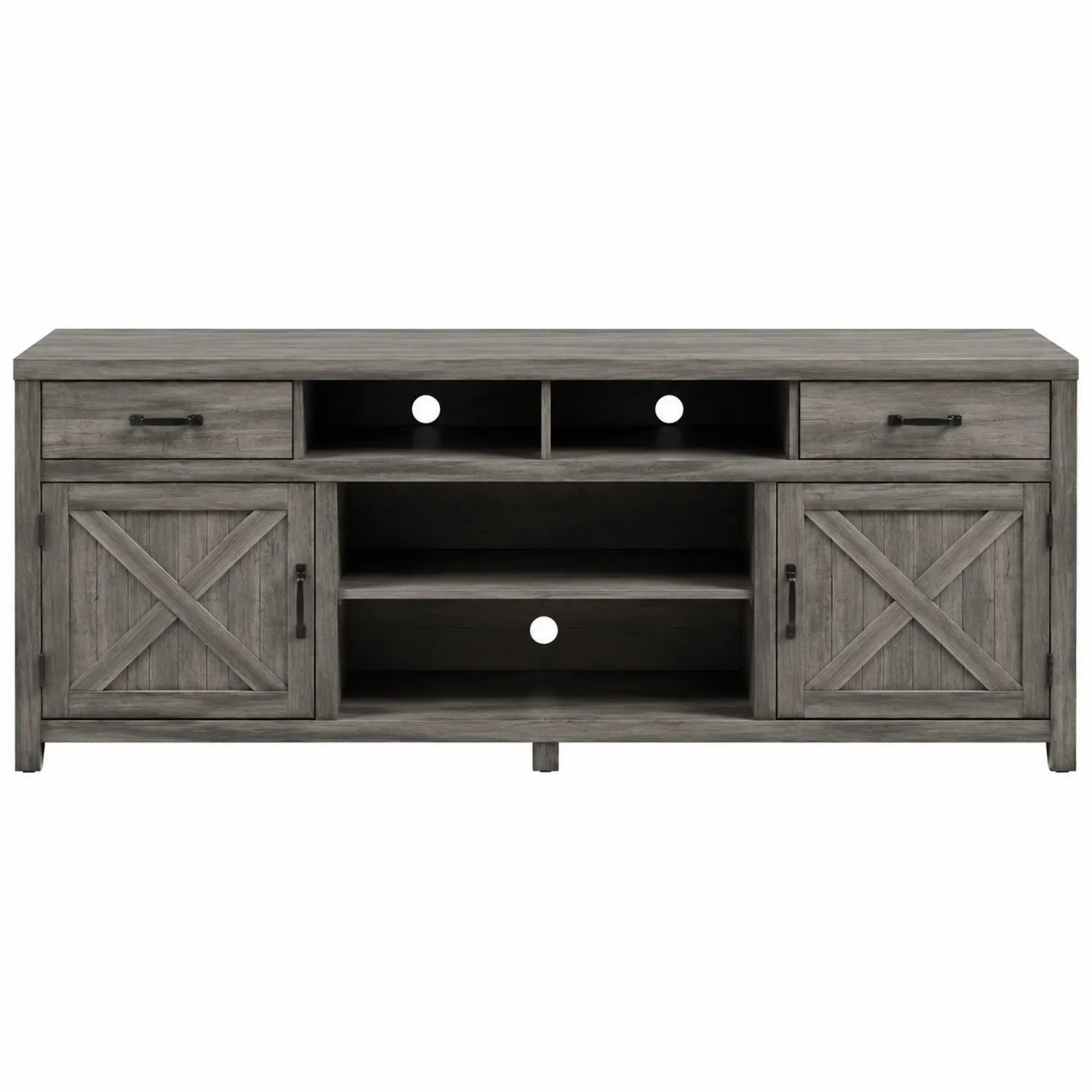 Mobile TV legno composito grigio 152.4x40.6x71.1cm